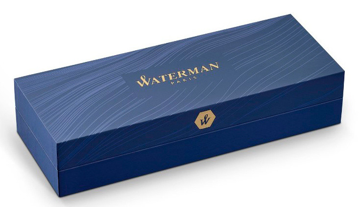 Ручка шариков. Waterman Carene 21104 (CWS0700940) Amber GT M син. черн. подар.кор.
