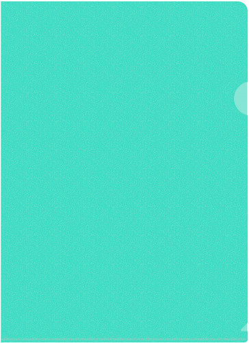 Папка-уголок Бюрократ Pastel -EPAST/GRN A4 пластик 0.18мм мятный