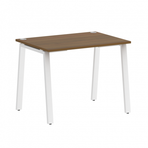 Home Office Стол письменный VR.SP-3-98.A Орех/Белый металл 980*720*750