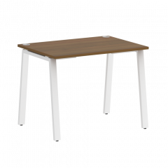 Home Office Стол письменный VR.SP-3-98.A Орех/Белый металл 980*720*750