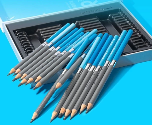 Карандаш ч/г Deli NS732 Nusign 2H*1, HB*2, 2B*3, 4B*3, 6B*2, 8B*2, 10B*1, 12B*1, 14B*1 коробка (16шт) 16 карандашей