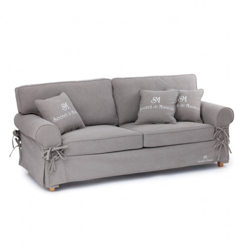 Диван Secret De Maison Butterfly (mod.5220-60), дерево береза, ткань: хлопок, 213х95х88см, серый / AJ808-36