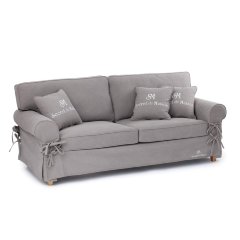 Диван Secret De Maison Butterfly (mod.5220-60), дерево береза, ткань: хлопок, 213х95х88см, серый / AJ808-36