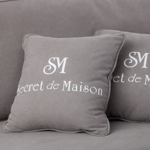 Диван Secret De Maison Butterfly (mod.5220-60), дерево береза, ткань: хлопок, 213х95х88см, серый / AJ808-36