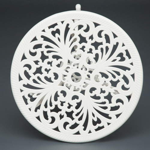 Комплект Secret De Maison Romance (стол +2 стула), алюминиевый сплав, D60/H67, 53х41х89см, butter white