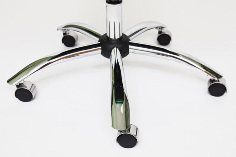 Кресло BOSS (хром), кож/зам, зеленый/зеленый перфорированный, 36-001/36-001/06