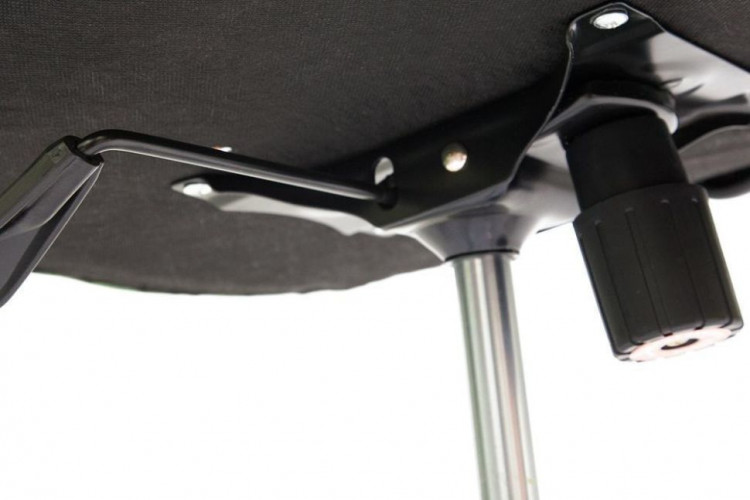 Кресло BOSS (хром), кож/зам, зеленый/зеленый перфорированный, 36-001/36-001/06