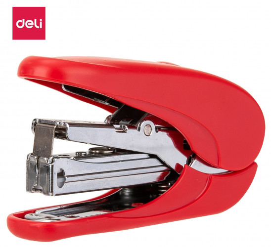 Комплект степлер+скобы Deli E0365 Essential N10 (10листов) снижение усилия ассорти 50скоб коробка