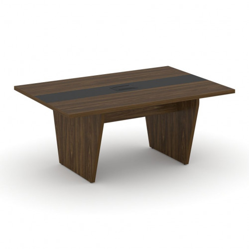 Corner Стол переговорный COR.PRG-18 Орех лоренцо/Графит 1800*1200*750