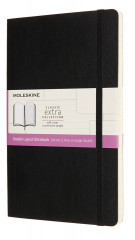 Блокнот Moleskine CLASSIC SOFT DOUBLE NB313SBK Large 130х210мм 192стр. линейка/нелинованный мягкая обложка черный