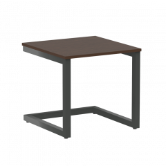 Home Office Стол журнальный VR.SP-2-58.G Венге/Антрацит металл 580*600*550