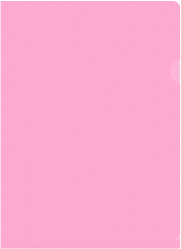 Папка-уголок Бюрократ Pastel -EPAST/PINK A4 пластик 0.18мм розовый