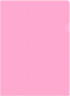 Папка-уголок Бюрократ Pastel -EPAST/PINK A4 пластик 0.18мм розовый