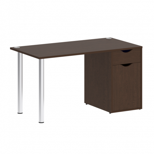 Home Office Стол письменный VR.SP-3-138.1 Венге/Хром опоры 1380*720*750