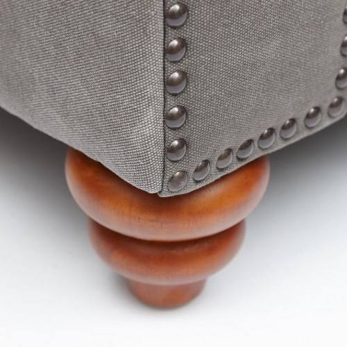 Диван Secret De Maison Chesterfield (mod. 5137-40), дерево береза, ткань: хлопок, 183х99х77см, cерый / AJ808-12