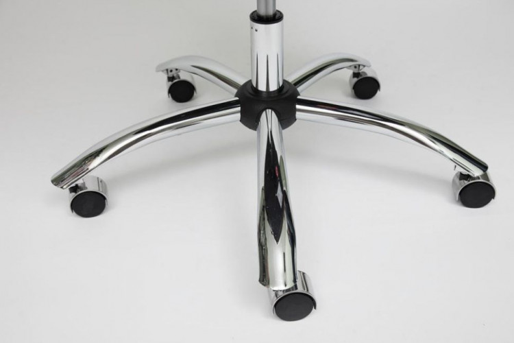 Кресло BOSS (хром), кож/зам, коричневый/коричневый перфорированный, 2 TONE/2 TONE /06