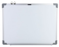 Доска магнитно-маркерная Deli EV450 магнитно-маркерная лак белый 60x45см алюминиевая рама