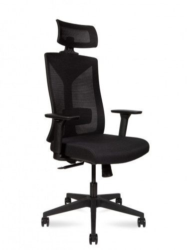 Кресло руководителя Бостон 8001A black 3D