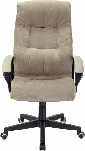 Кресло руководителя Бюрократ CH-824 Fabric песочный Light-21 крестов. пластик