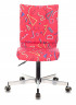 Кресло Бюрократ CH-330M малиновый Sticks 05 крестов. металл хром