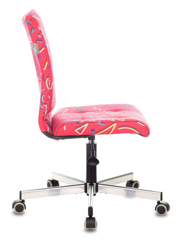 Кресло Бюрократ CH-330M малиновый Sticks 05 крестов. металл хром