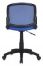 Кресло Бюрократ CH-296NX синий сиденье темно-синий 15-10 сетка/ткань крестов. пластик