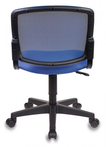 Кресло Бюрократ CH-296NX синий сиденье темно-синий 15-10 сетка/ткань крестов. пластик