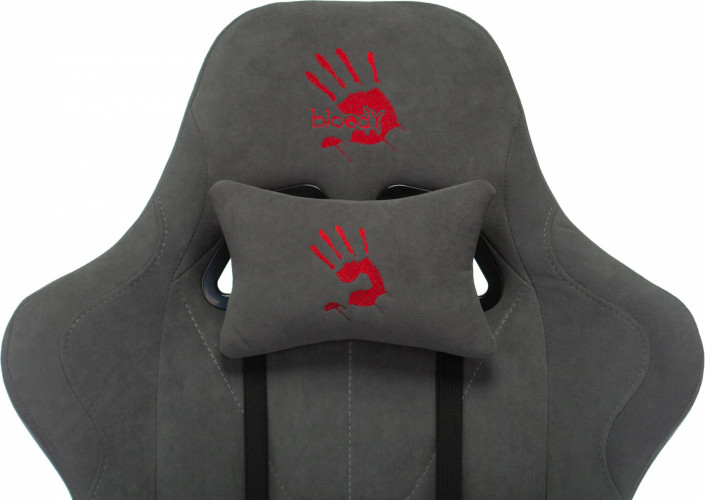 Кресло игровое A4Tech Bloody GC-740 серый крестов.