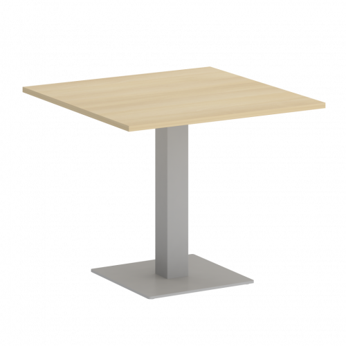 Home Office Стол квадратный VR.SP-5-90.2 Акация/Серый металл 900*900*750