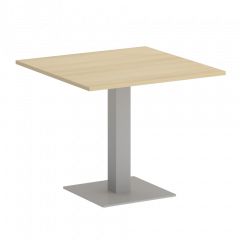 Home Office Стол квадратный VR.SP-5-90.2 Акация/Серый металл 900*900*750