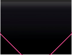 Папка на резинке Бюрократ Black Opal BL510/1 A4 пластик кор.30мм 0.5мм черный