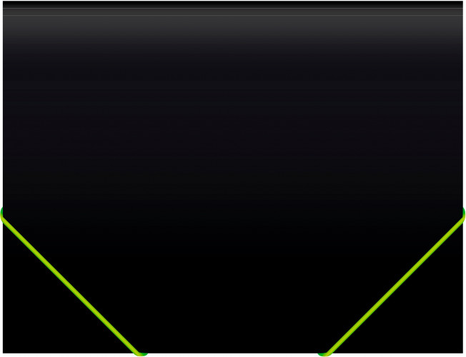 Папка на резинке Бюрократ Black Opal BL510/1 A4 пластик кор.30мм 0.5мм черный