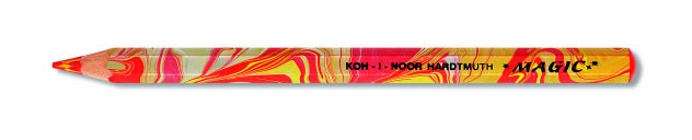 Карандаши цв. Koh-I-Noor Magic 3405 Fire 3405001038KS шестигран. дерево Jumbo коробка/европод. (1шт)
