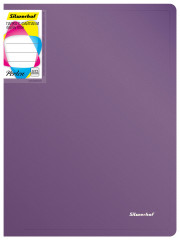 Папка с 20 прозр.вклад. Silwerhof Perlen 292921-73 A4 0.8мм карман сиреневый металлик