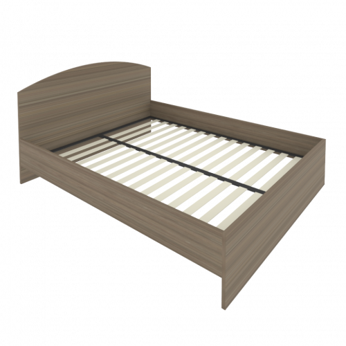 Light Кровать с ортопедическим основанием и изголовьем С-КИ-160 Вяз 1650*2050*900