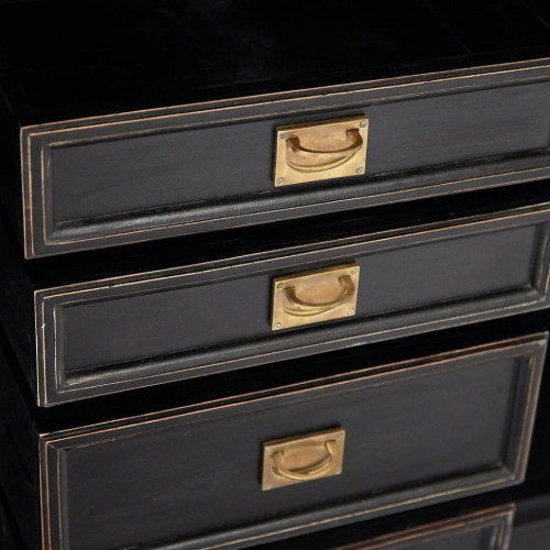 Буфет Secret de Maison BLACK LABEL (mod. WA-0021), дерево акация, манго, мдф, 166x48x230 см, черный/натуральный