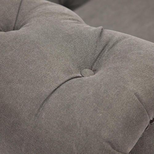 Диван Secret De Maison Chesterfield (mod. 5137-60), дерево береза, ткань: хлопок, 240*96*76см, серый / AJ808-12