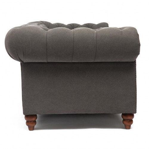Диван Secret De Maison Chesterfield (mod. 5137-60), дерево береза, ткань: хлопок, 240*96*76см, серый / AJ808-12