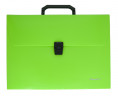 Портфель Silwerhof 322715-01 1 отдел. A4 пластик зеленый неон