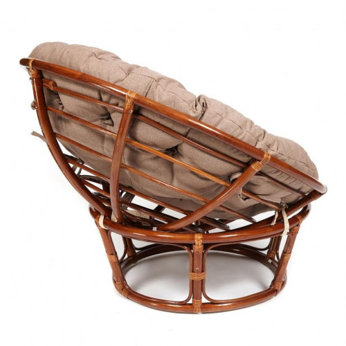 Кресло "PAPASAN"  23/01 W /с подушкой/, Pecan (орех), экошерсть Коричневый, 1811-5