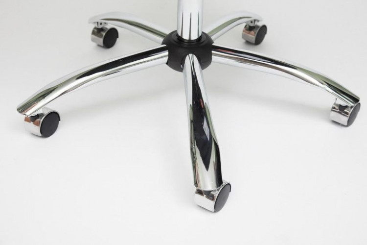 Кресло BOSS (хром), кож/зам, коричневый/коричневый перфорированный, 36-36/36-36/06