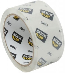 Клейкая лента упаковочная Deli EA320 супер прозрачная шир.48мм дл.36.6м (упак.:6шт)