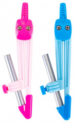 Циркуль для черчения Deli E8621 корпус ассорти металл