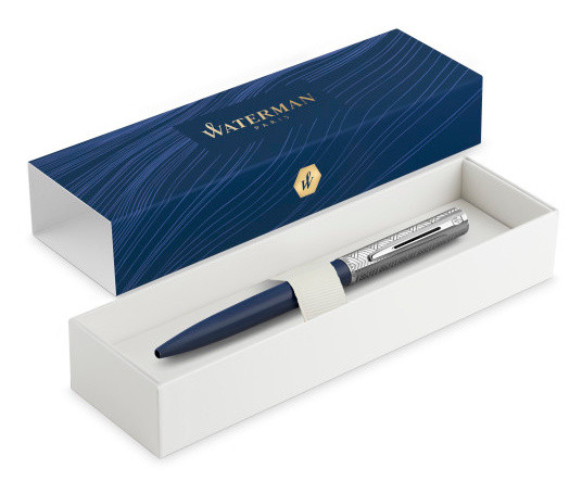Ручка шариков. Waterman Graduate Allure Deluxe (2174512) синий M син. черн. подар.кор.