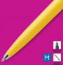 Ручка шариков. Parker Jotter Originals (CW2076056) Yellow CT M син. черн. блистер