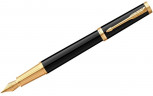 Ручка перьев. Parker Ingenuity Core F570 (2182005) Black GT F сталь нержавеющая подар.кор.
