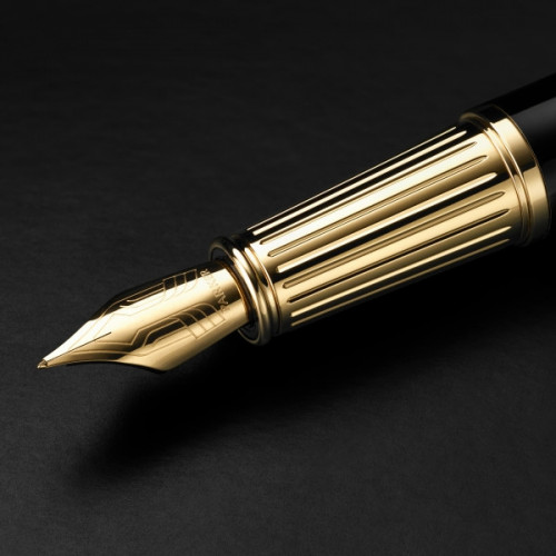 Ручка перьев. Parker Ingenuity Core F570 (2182005) Black GT F сталь нержавеющая подар.кор.