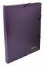 Папка на резинке Silwerhof Perlen 311918-73 A4 песок полипропилен 0.6мм сиреневый металлик