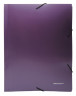 Папка на резинке Silwerhof Perlen 311918-73 A4 песок полипропилен 0.6мм сиреневый металлик