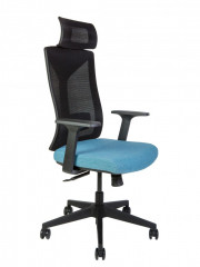 Кресло руководителя  Бостон 8001A blue